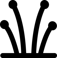 Reed Bed Editable Svg Line Art, Free Vectors File